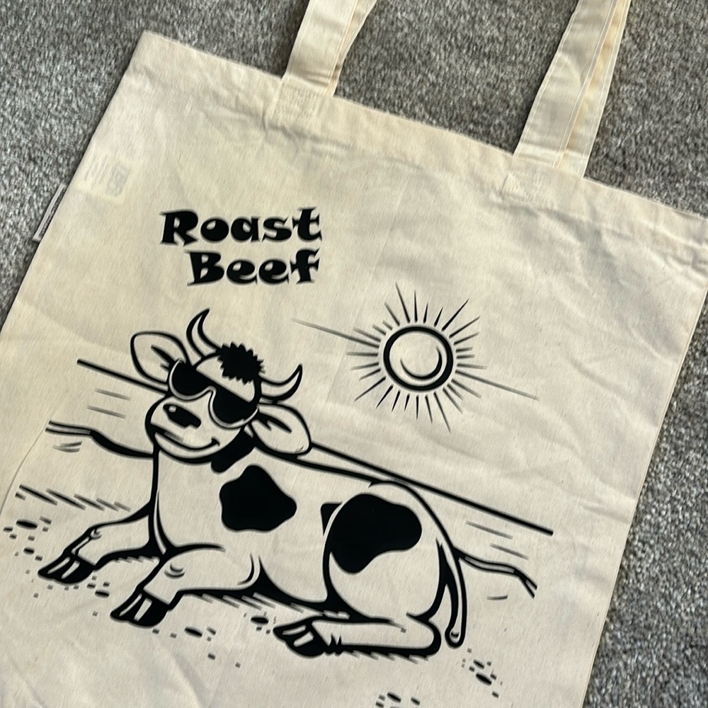 Roast beef shopping bag